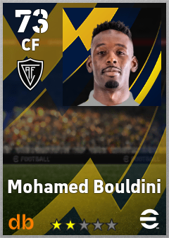Mohamed Bouldini — CF, OVR 73, MAX 73