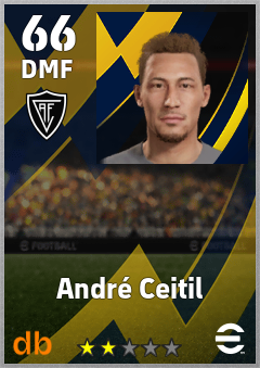André Ceitil — DMF, OVR 66, MAX 66