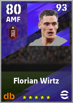 Florian Wirtz eFootball player card