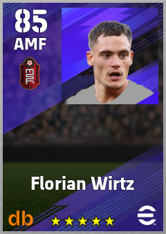 Florian Wirtz — AMF, OVR 85, MAX 93