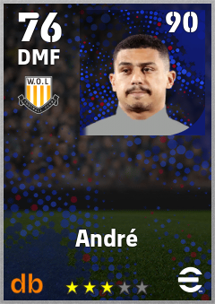 André eFootball player card