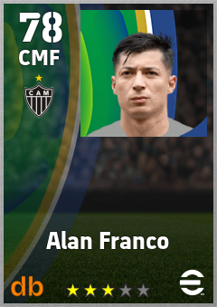 Alan Franco — CMF, OVR 78, MAX 78