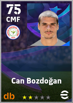 Can Bozdoğan — CMF, OVR 75, MAX 75
