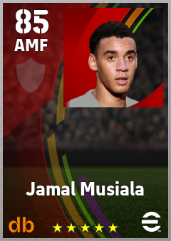 Jamal Musiala eFootball player card