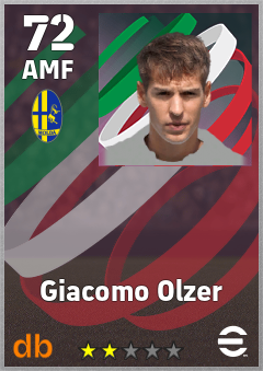 Giacomo Olzer — AMF, OVR 72, MAX 72