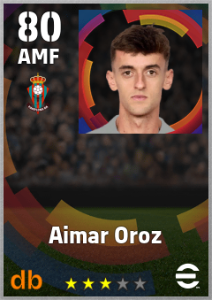 Aimar Oroz — AMF, OVR 80, MAX 80