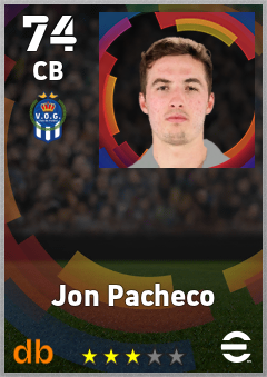 Jon Pacheco eFootball player card