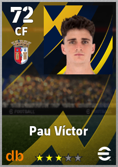 Pau Víctor eFootball player card