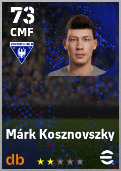 Márk Kosznovszky eFootball player card