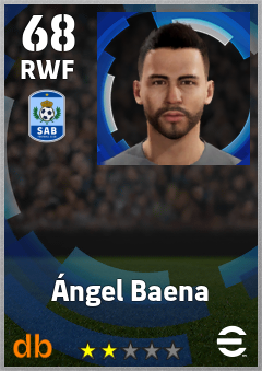 Ángel Baena — RWF, OVR 68, MAX 68