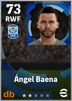 Ángel Baena — RWF, OVR 73, MAX 73