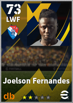 Joelson Fernandes — LWF, OVR 73, MAX 73