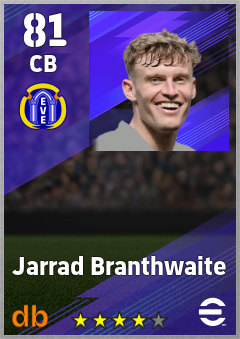 Jarrad Branthwaite — CB, OVR 81, MAX 81