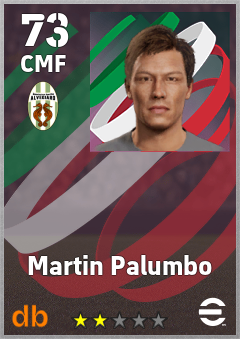 Martin Palumbo — CMF, OVR 73, MAX 73