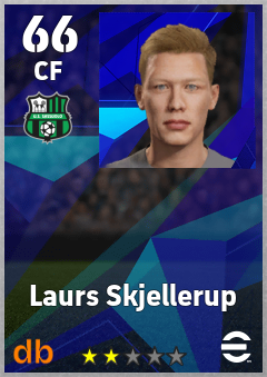 Laurs Skjellerup — CF, OVR 66, MAX 66