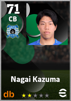 Nagai Kazuma eFootball player card