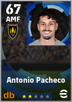 Antonio Pacheco — AMF, OVR 67, MAX 67