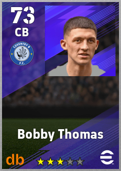 Bobby Thomas — CB, OVR 73, MAX 73