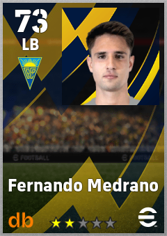 Fernando Medrano — LB, OVR 73, MAX 73