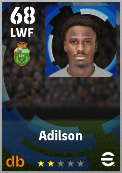 Adilson — LWF, OVR 68, MAX 68