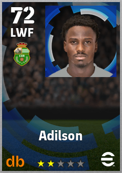 Adilson — LWF, OVR 72, MAX 72