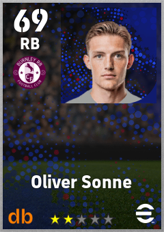 Oliver Sonne — RB, OVR 69, MAX 69