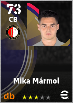 Mika Mármol eFootball player card