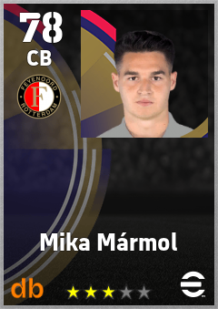 Mika Mármol — CB, OVR 78, MAX 78
