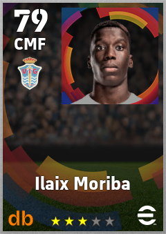 Ilaix Moriba — CMF, OVR 79, MAX 79