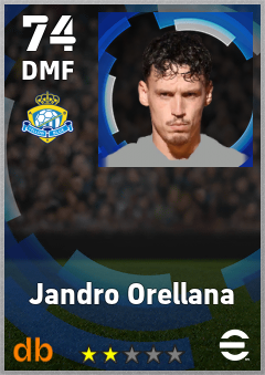 Jandro Orellana — DMF, OVR 74, MAX 74