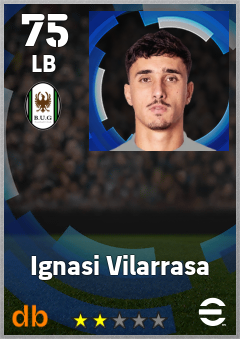 Ignasi Vilarrasa — LB, OVR 75, MAX 75