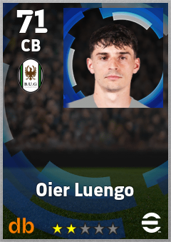 Oier Luengo — CB, OVR 71, MAX 71