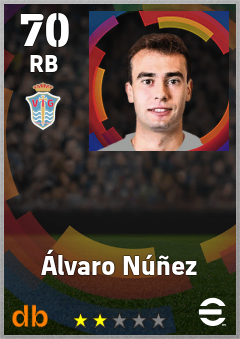 Álvaro Núñez eFootball player card