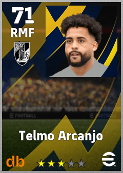 Telmo Arcanjo — RMF, OVR 71, MAX 71