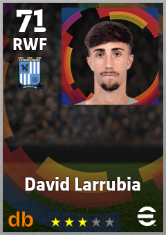 David Larrubia — RWF, OVR 71, MAX 71
