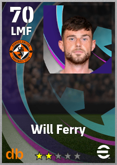 Will Ferry — LMF, OVR 70, MAX 70