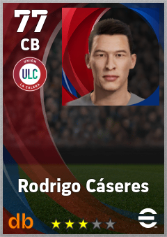 Rodrigo Cáseres eFootball player card