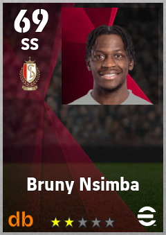 Bruny Nsimba — SS, OVR 69, MAX 69