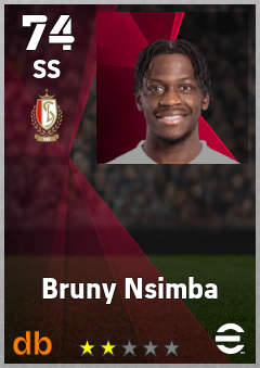 Bruny Nsimba — SS, OVR 74, MAX 74