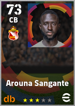 Arouna Sangante eFootball player card