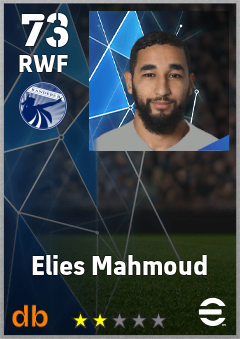 Elies Mahmoud — RWF, OVR 73, MAX 73