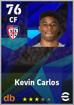 Kevin Carlos — CF, OVR 76, MAX 76