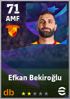 Efkan Bekiroğlu — AMF, OVR 71, MAX 71