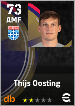 Thijs Oosting — AMF, OVR 73, MAX 73