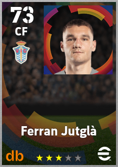 Ferran Jutglà eFootball player card