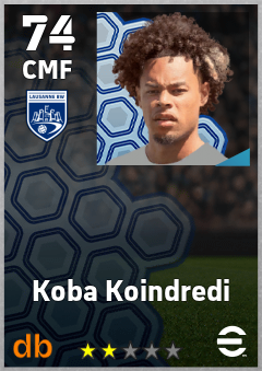 Koba Koindredi eFootball player card