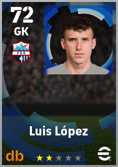 Luis López eFootball player card
