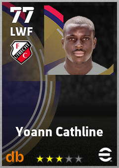 Yoann Cathline — LWF, OVR 77, MAX 77