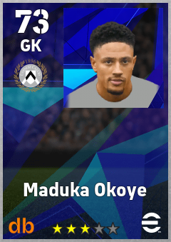 Maduka Okoye — GK, OVR 73, MAX 73