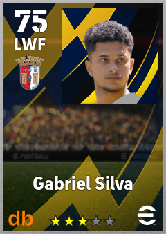 Gabriel Silva — LWF, OVR 75, MAX 75